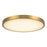 Kuzco Evelyn 11" Gold Dim LED Flush Mt, Brushed Gold/Alabaster - FM653012BGAR