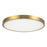 Kuzco Evelyn 11" Gold Dimmable LED Flush Mount, Brushed Gold/Alabaster