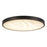 Kuzco Evelyn 11" Blk Dim LED Flush Mount, Matte Black/Alabaster - FM653012MBAR