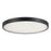 Kuzco Evelyn 11" Black Dimmable LED Flush Mount, Matte Black/Alabaster