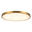 Kuzco Evelyn 15" Gold Dim LED Flush Mt, Brushed Gold/Alabaster - FM653015BGAR