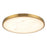 Kuzco Evelyn 15" Gold Dimmable LED Flush Mount, Brushed Gold/Alabaster