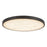 Kuzco Evelyn 15" Blk Dim LED Flush Mount, Matte Black/Alabaster - FM653015MBAR