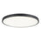 Kuzco Evelyn 15" Black Dimmable LED Flush Mount, Matte Black/Alabaster