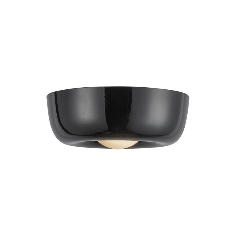 Kuzco Hayden 6" LED Flush Mount, Glossy Black - FM68506-GBK