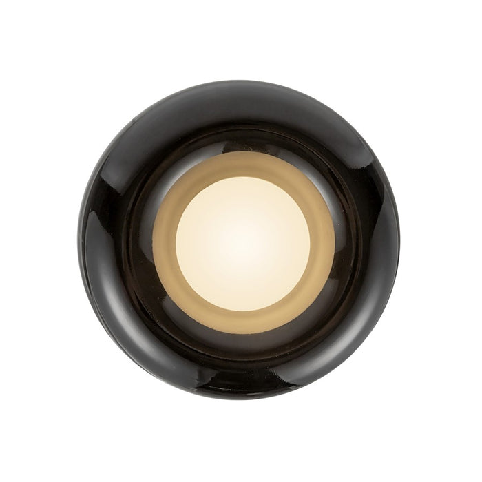 Kuzco Hayden 6" LED Flush Mount, Glossy Black