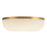 Kuzco Jada 12" Gold Dimmable LED Flush Mount, Brushed Gold/Opal Glass