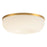Kuzco Jada 12" Gold Dimmable LED Flush Mount, Brushed Gold/Opal Glass
