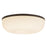 Kuzco Jada 12" Black Dimmable LED Flush Mount, Black/Opal Glass