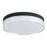 Kuzco Quara 7" Black Dimmable LED Flush Mount, Black