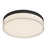Kuzco Quara 7" Black Dimmable LED Flush Mount, Black