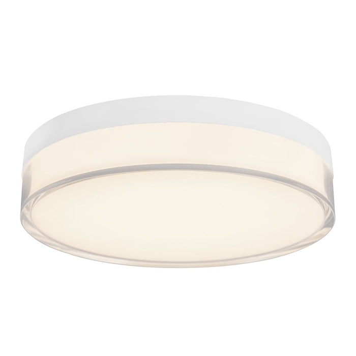 Kuzco Quara 7" Wht Dim LED Flush Mount, Wht - FM7-251-WH