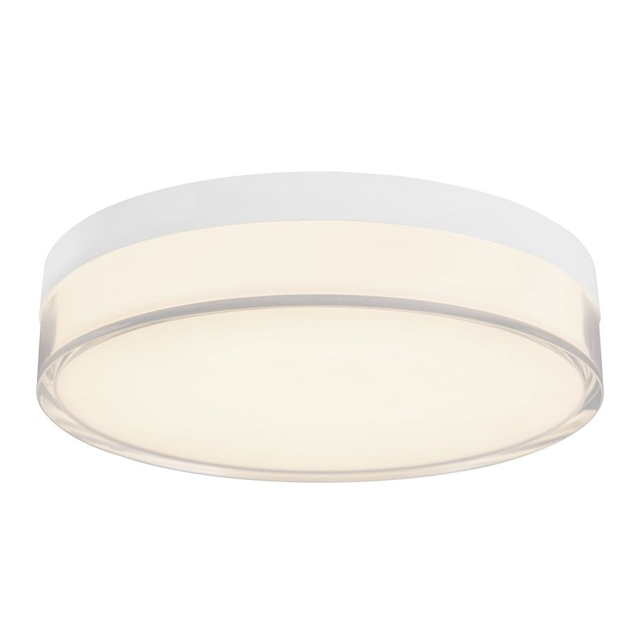 Kuzco Quara 7" Wht Dim LED Flush Mount, Wht - FM7-251-WH
