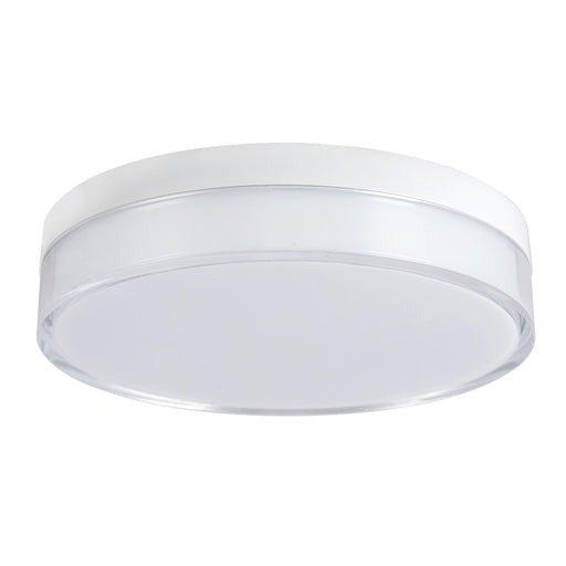 Kuzco Quara 7" Wht Dimmable LED Flush Mount, White