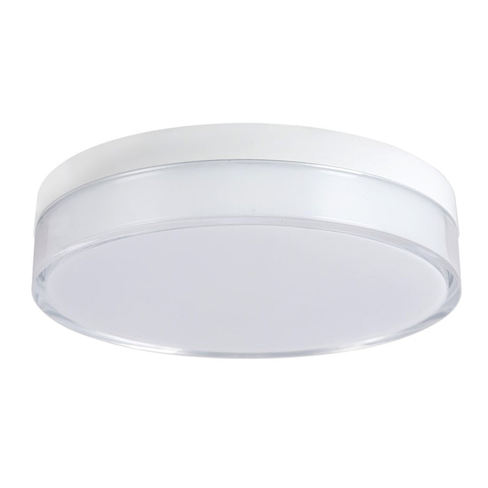 Kuzco Quara 7" Wht Dimmable LED Flush Mount, White