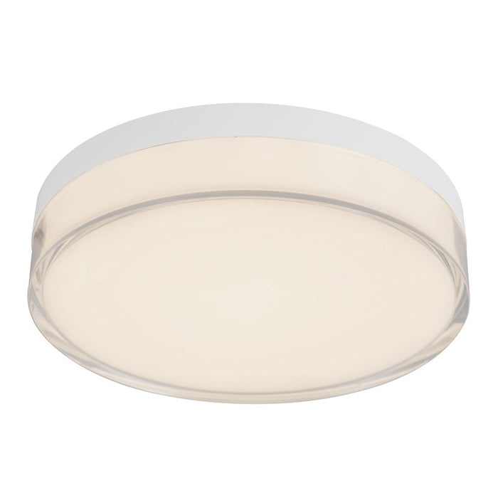 Kuzco Quara 7" Wht Dimmable LED Flush Mount, White