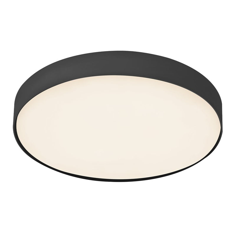 Kuzco Rynn 7" Black Dimmable LED Flush Mount, Black