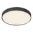 Kuzco Rynn 7" Black Dimmable LED Flush Mount, Black