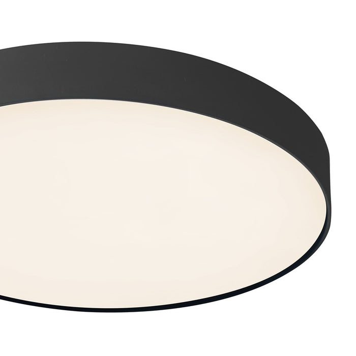 Kuzco Rynn 7" Black Dimmable LED Flush Mount, Black
