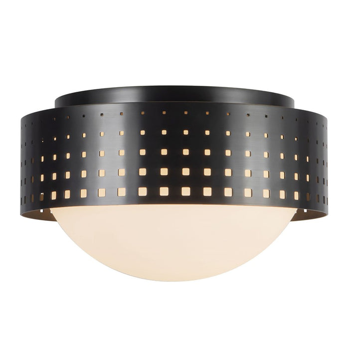 Kuzco Astoria 10" Black Flush Mount, Urban Bronze