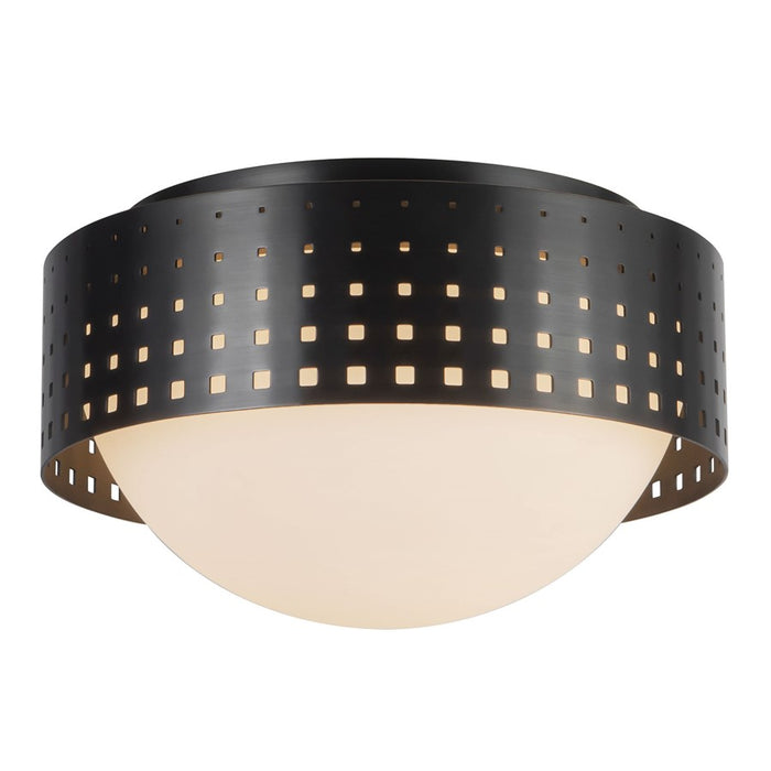 Kuzco Astoria 10" Black Flush Mount, Urban Bronze
