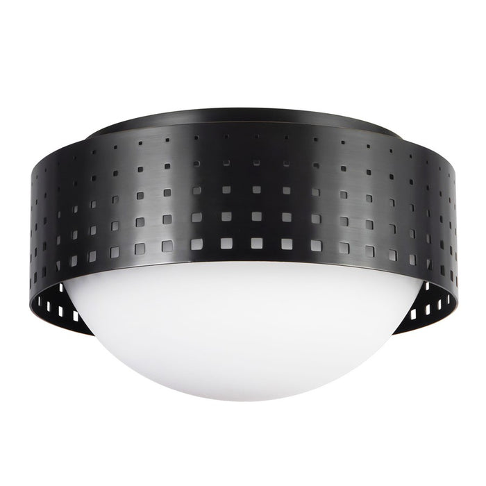 Kuzco Astoria 10" Black Flush Mount, Urban Bronze