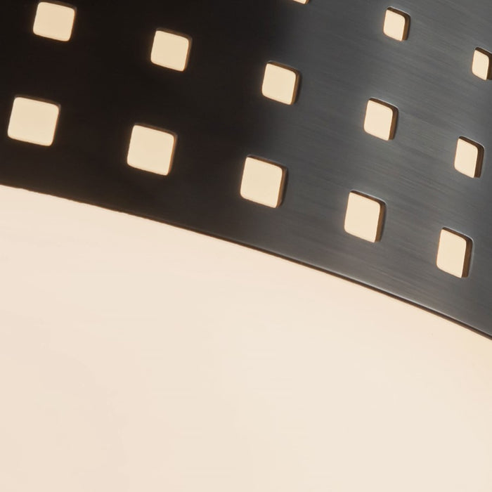 Kuzco Astoria 10" Black Flush Mount, Urban Bronze