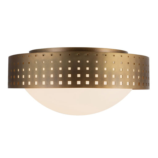 Kuzco Astoria 14" Brass Flush Mount, Vintage Brass - FM70814-VB