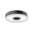 Kuzco Parker 16" Flush Mount, Black/Frosted Glass - FM7616-BK-5CCT