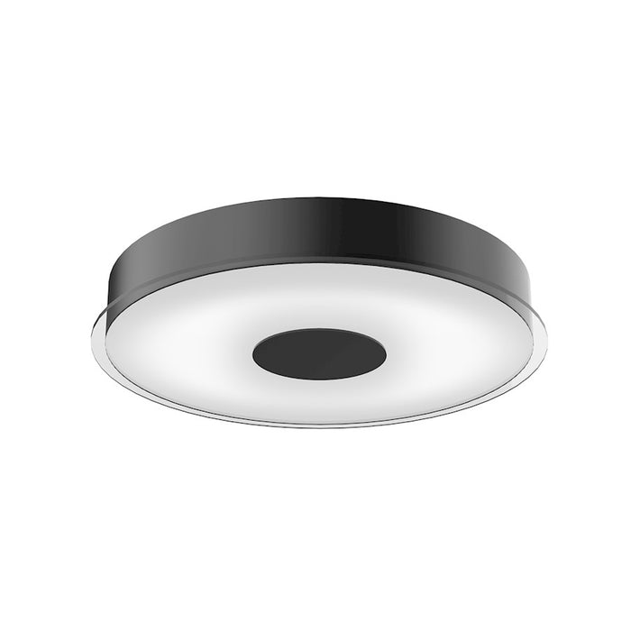 Kuzco Parker 16" Flush Mount, Black/Frosted Glass - FM7616-BK-5CCT