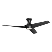 Haus Appeal Sora-H 56in LED Ceiling Fan | Matte Black Steel and Aluminum | Living Room & Bedroom | 10.75in H x 56in Dia | Model HF523056MB
