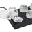 Kuzco Marni 8-unit Charging Station, Black