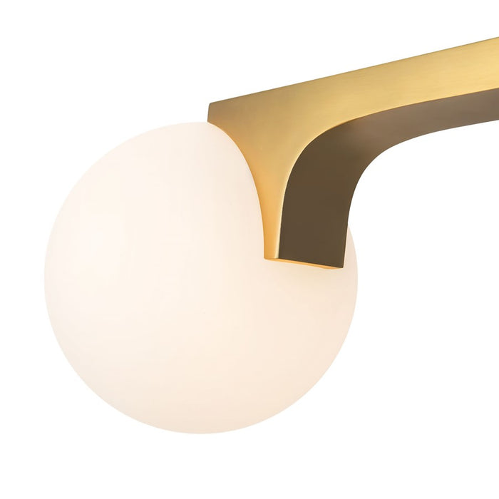 Kuzco Briar 47" Gold Linear Pendant, Brushed Gold