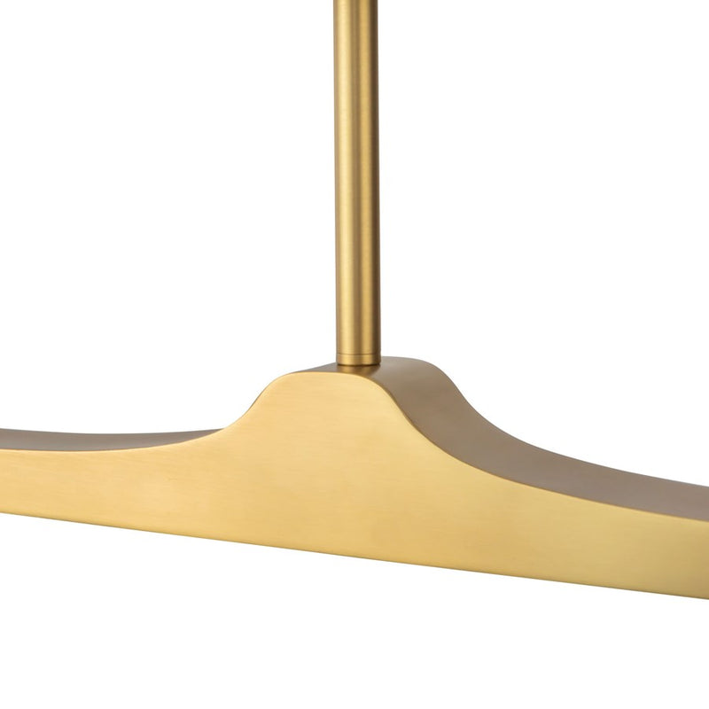 Kuzco Briar 47" Gold Linear Pendant, Brushed Gold
