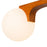 Kuzco Briar 47" Brown Linear Pendant, Teak