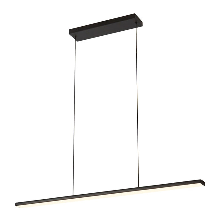 Kuzco Drift 45" Black Dimmable LED Linear Pendant, Black