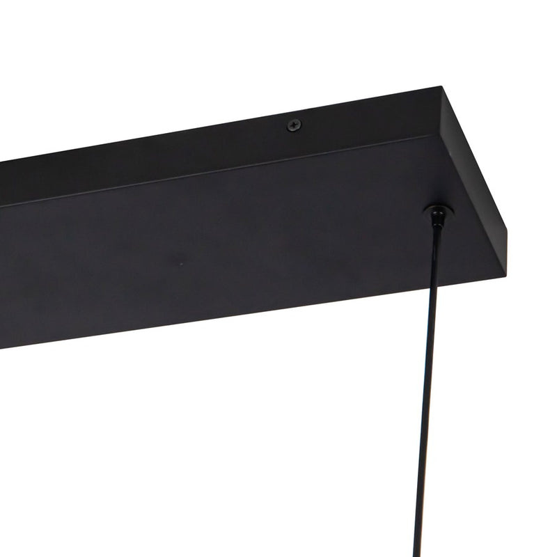Kuzco Drift 45" Black Dimmable LED Linear Pendant, Black