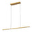 Kuzco Drift 45" Brass Dimmable LED Linear Pendant, Vintage Brass