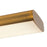 Kuzco Drift 45" Brass Dimmable LED Linear Pendant, Vintage Brass