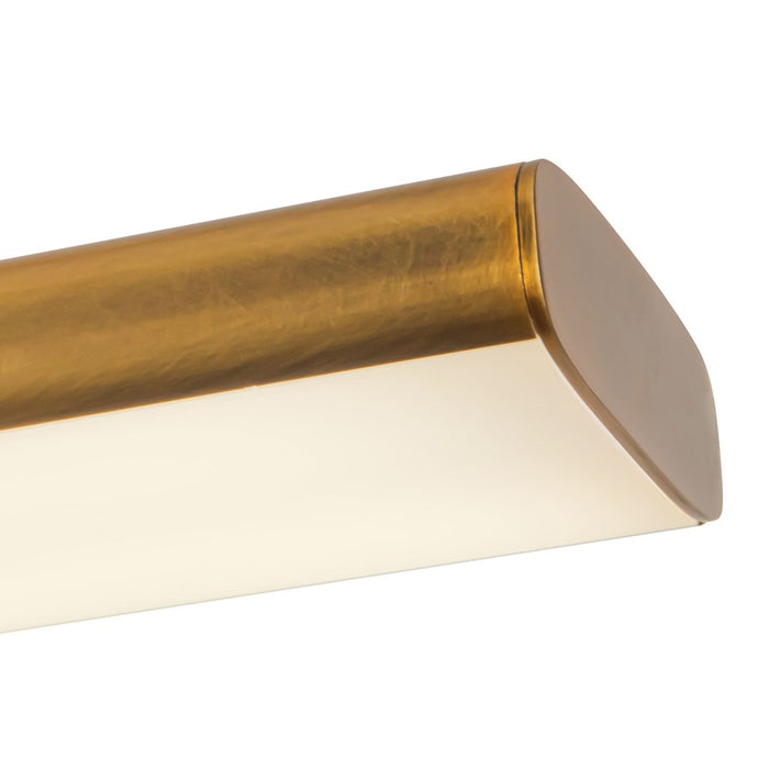Kuzco Drift 45" Brass Dimmable LED Linear Pendant, Vintage Brass