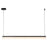 Kuzco Nio 45" Blk Dim LED Linear Pendant, Blk - LP13645-BK