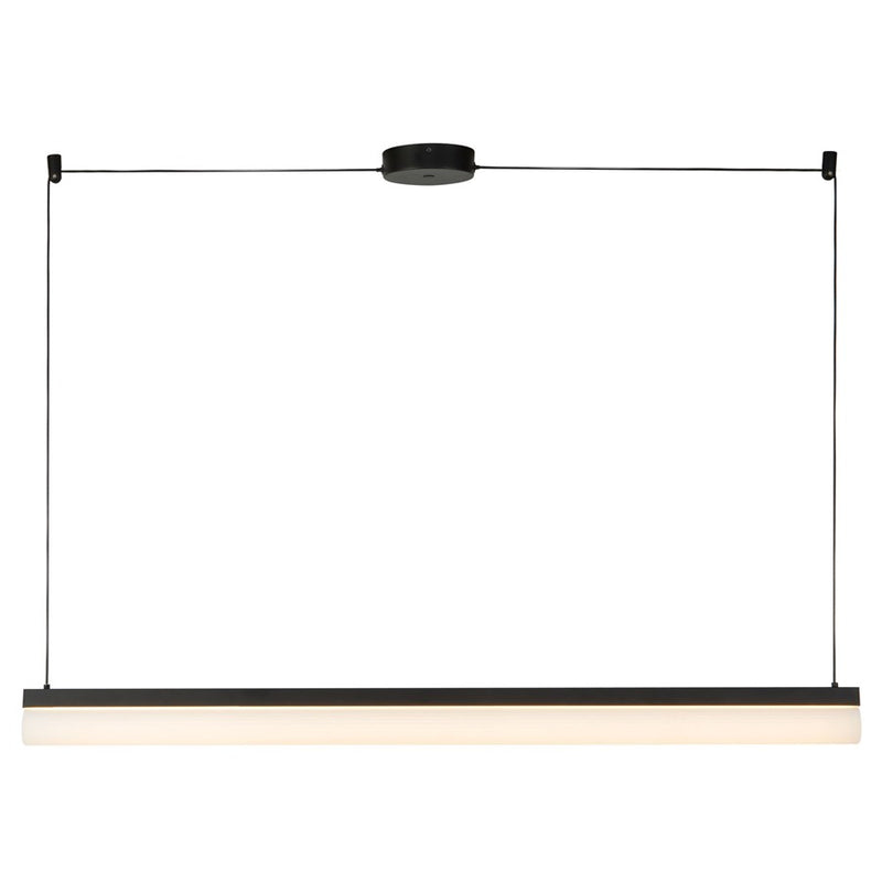 Kuzco Nio 45" Black Dimmable LED Linear Pendant, Black