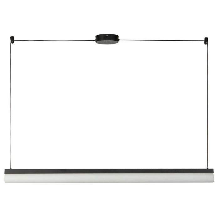Kuzco Nio 45" Black Dimmable LED Linear Pendant, Black