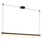Kuzco Nio 45" Black Dimmable LED Linear Pendant, Black