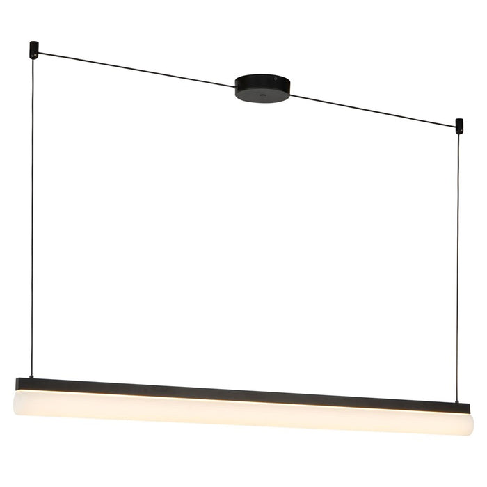 Kuzco Nio 45" Black Dimmable LED Linear Pendant, Black