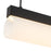 Kuzco Nio 45" Black Dimmable LED Linear Pendant, Black