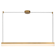 Kuzco Nio 45" Brass Dim LED Linear Pendant, Vintage Brass - LP13645-VB