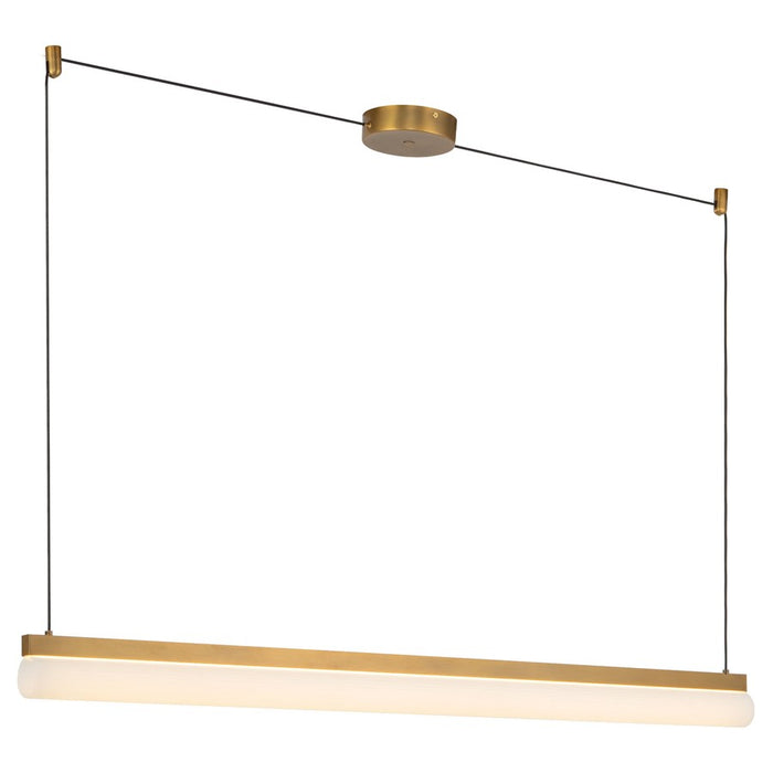 Kuzco Nio 45" Brass Dimmable LED Linear Pendant, Vintage Brass