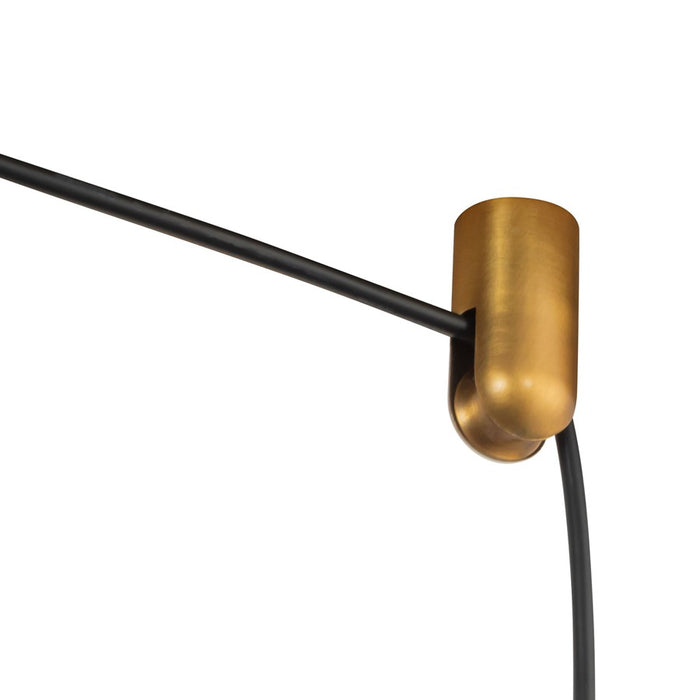 Kuzco Nio 45" Brass Dimmable LED Linear Pendant, Vintage Brass