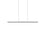 Kuzco Chute 35" LED Linear Pendant, Black - LP14935-BK-UNV